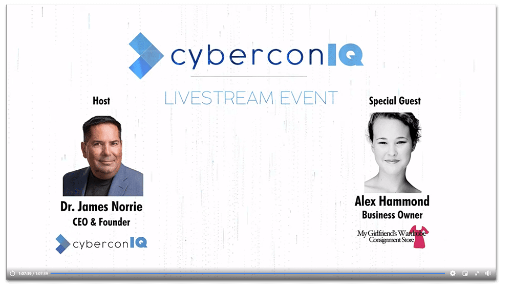 cyberconIQ - FB live Cyber criminals
